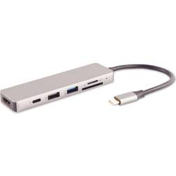 S-Conn USB-C HDMI Multi Hub 6i1