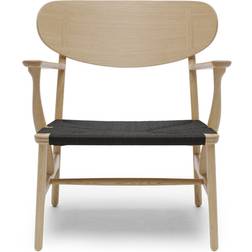 Carl Hansen & Søn CH22, Soaped Oak Loungestol
