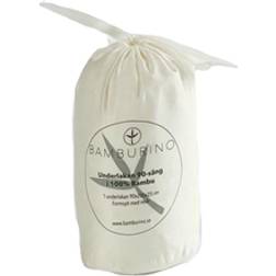 Bamburino Bamboo Underlakan Vit (200x90cm)