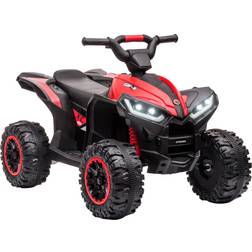 Aosom ATV Quad 12V Red