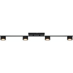 Nordlux Clyde 4 Black Wall Flush Light 11.5cm