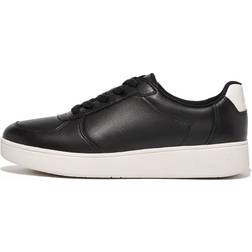 Fitflop Women's Rally Leather Panel Trainers Black