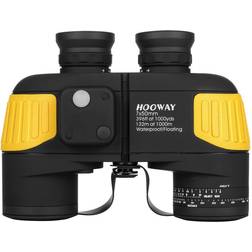 7x50 Military Marine Binoculars with Compass & Rangefinder Conplete Waterproof for Navigation