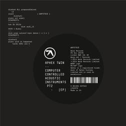 Aphex Twin Computer Controlled Acoustic Instruments PT2 (Vinyl)