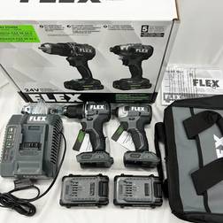 Flex 2-tool 24-volt brushless kit