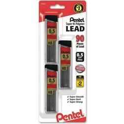 Pentel Super Hi Polymer Lead Refill 0.5mm 3-pack