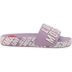 Love Moschino Slide - Lila/Pink