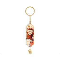 Impact Character Drawing Card Metal Keychain Klee