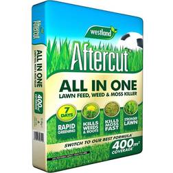 Westland Aftercut All in One Lawn Feed, Weed and Moss Killer 12.8kg 400m²