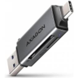 Axagon CRE-DAC USB-C USB-A 5 Gbps Mini Card Reader