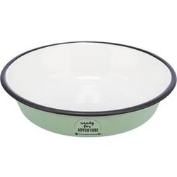 Trixie Bowl flat enamel/stainless l/ø