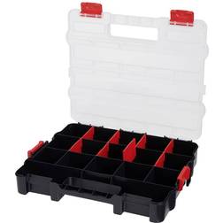 Alutec 56070 Workshop Assortment case W x H x D 330 x 60 x 270 mm No. of compartments: 17 variable compartments Content 1 pcs