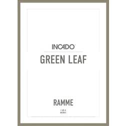 Nordic Line Wooden Green Leaf Ramme 15x21cm