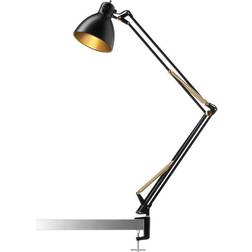 Nordic Living Archi T2 Nero/Oro Lampada da tavolo 88cm