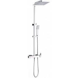 ROUSSEAU Colonne De Douche Avec Robinet Mitigeur Mécanique Hawera Cuadrado Chromé Chrome