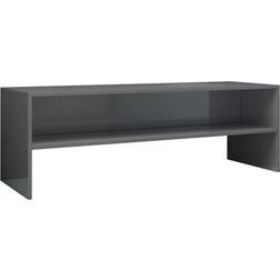 vidaXL 800044 High Gloss Grey TV-bord 120x40cm