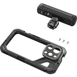 Smallrig 15 pro iphone cage kit with single handheld for iphone 15 pro