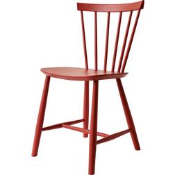 FDB Møbler J46 Stol Beech Red Painted Pinnstol