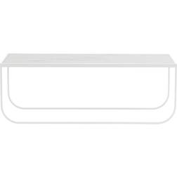 Asplund Daddy White Marble Soffbord 40x120cm