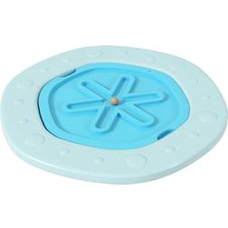 ZONEKIZ Two-In-One Balance Board, Kids Wobble Board with Ball Blue