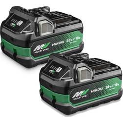 Hikoki Batteripaket 2xBSL36A18 5,0ah