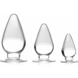 Master Series Triple Cones Anal Plug Set 3-pack
