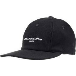 Stella McCartney Baseballkeps Med Kontrasterande Logotyp - Black