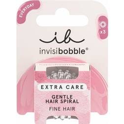 invisibobble Extra Care Crystal Clear x3 transparent spiralhår gummiband