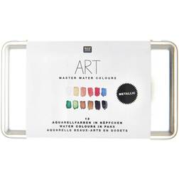 Rico Design Art Master Metallic Water Colour Paints 12-pack