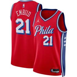 Jordan Maglia Philadelphia 76ers Statement Edition Dri-FIT Swingman NBA Uomo Rosso