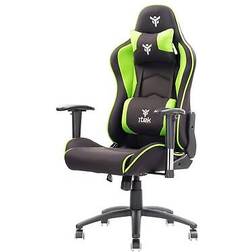 Itek PLAYCOM FM20 Gaming Chair Acrylic - Black/Green