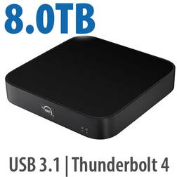 OWC miniStack STX Caja externa 2 bahías SATA NVMe M.2 con hub Thunderbolt 4 HDD 8TB OWCT4MS9H08N00