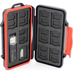 Caruba Caruba MCC-8 Multi Card Case inkl. USB 3.0-Kartenleser