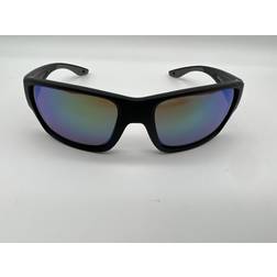 Costa Del Mar Tailfin Polaroid Solbriller - Matte Black/Green Mirror