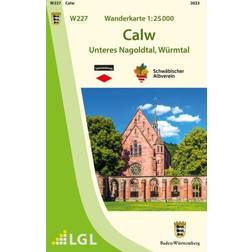 W227 Wanderkarte 1:25 000 Calw: Unteres Nagoldtal Würmtal Landkarte