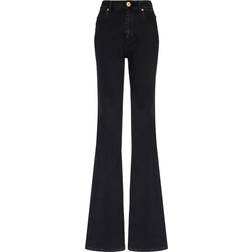 Balmain Flarede Denim Jeans - Sort