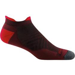 Darn Tough Men's Run No Show Tab Ultra-Lightweight Running Sock - Burgundy