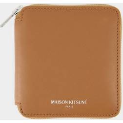 Maison Kitsuné Reißverschluss - Leder - Braun brown