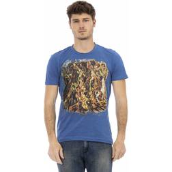 Trussardi Action Blå Bomuld T-Shirt Blue