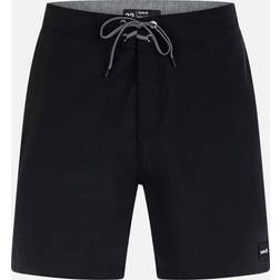 Hurley Men's Phantom-Eco One And Only Solid 18" Boardshort in Black