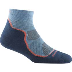 Darn Tough Women's Light Hiker 1/4 Lightweight Socks - Denim