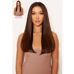 Lullabellz Thick 18" 1 Piece Straight Clip In Hair Extensions - Brun