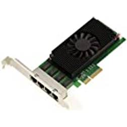 Aucune PCIe 2.5 x4 LAN Gigabit ETHERNET 4-portars RJ45-kort. Quad CHIPSET INTEL I225 NIC 10 100 1000 2500 1G 2,5G