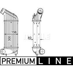 Mahle ORIGINAL CI 181 000P Intercooler Echangeur Air Air, Echangeur Air Eau, Intercooler, échangeur CITROËN: Jumpy II Van, Jumpy II MPV, C8 II