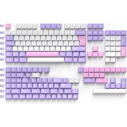 MaxCustom Dreamy Lily PBT Double-shot Keycaps Set