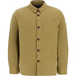 Barbour Giacche Verde Uomo Oliva Washed Overshirt