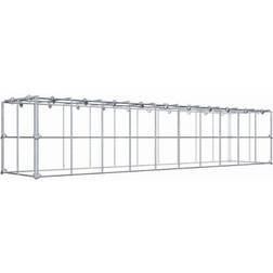 Gabiona Anbaugabione Typ 3 100 cm x 20 cm x 20 cm Maschenweite 10 cm x 10 cm C-Ring