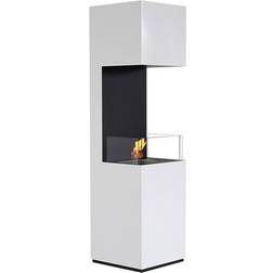 Cach Fires Open 3-Sided Bio White White