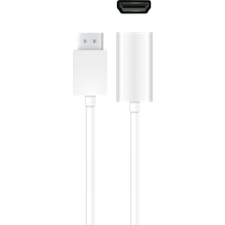 Qnect DisplayPort 1.4 male-HDMI 0.2m