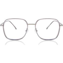 SmartBuy Collection Cuadrado Montuta completa TR90 Plateadas Recetadas para Hombre Anti-Azules